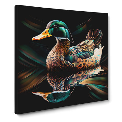 Duck Graphic Art - Wrapped Canvas