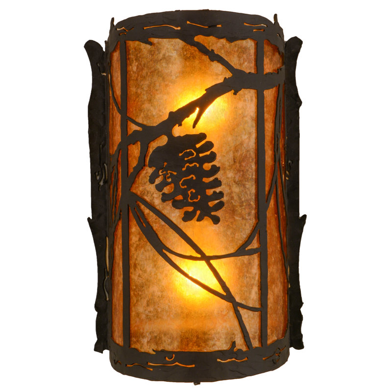 Rustic Lodge 2 - Light Flush Mounted Sconce
