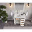 36" Solid Wood Sink Vanity  With 1' Artificial Stone Top-1410987413