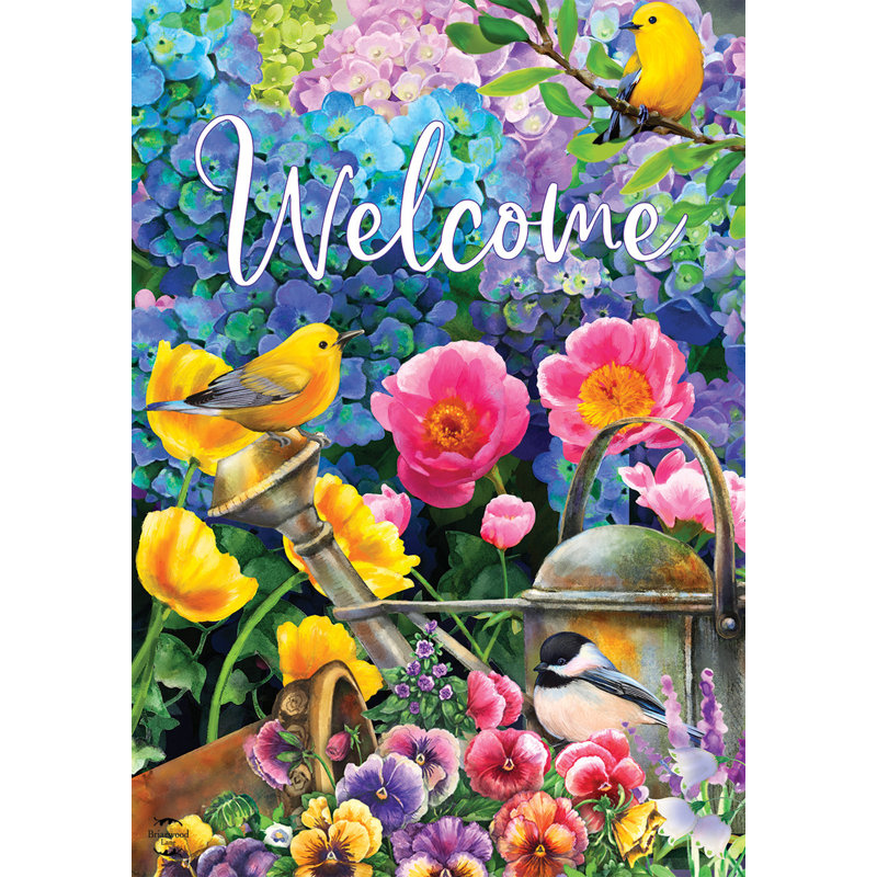 Drapeau de jardin Springtime Garden