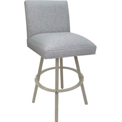 Tabouret de bar pivotant en métal avec structure en métal