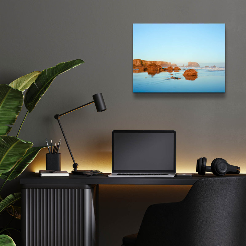«Oregon Blues» par Sol Rapson, H 12 po x l 16 po x P 0,13 po