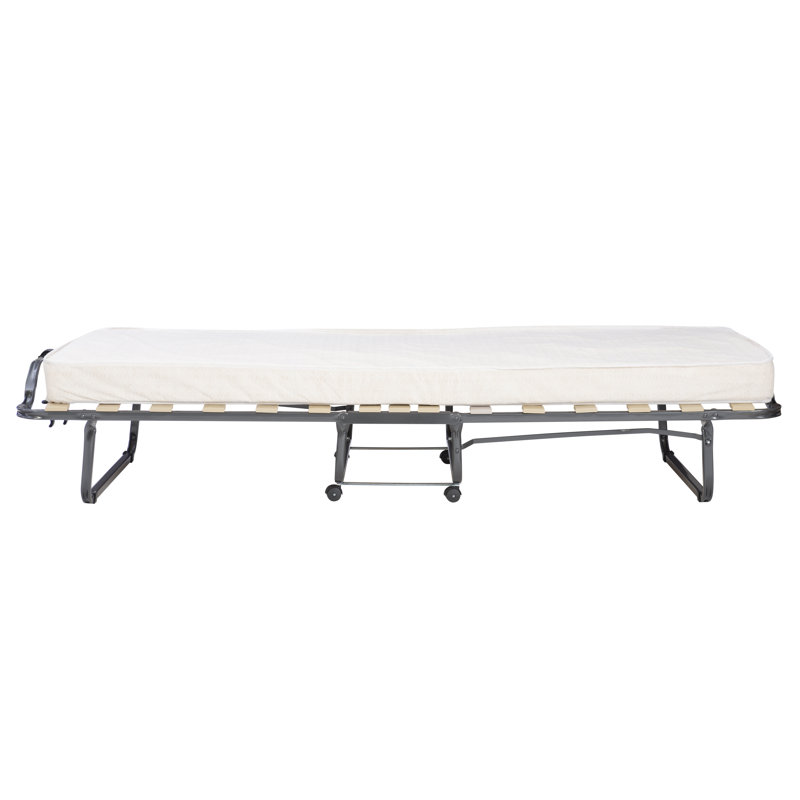Amani 16.5'' Folding Bed Frame with Mattress Included