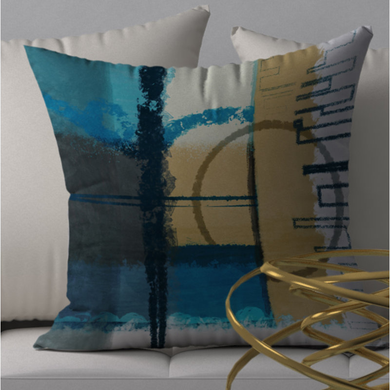 Housse de coussin carrée/insert, 20 po x 20 po