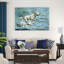 « dog splashing », reproduction sur toile tendue-1668346526