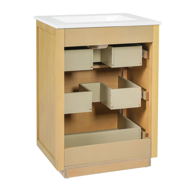 Meuble-lavabo moderne avec lavabo en céramique