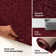 Modern Plush Solid Color Rug - Burgundy, Pet and Kids Friendly Rug. Made in USA, Rectangle, Area Rugs Great for kids, Pets, Event, Wedding 