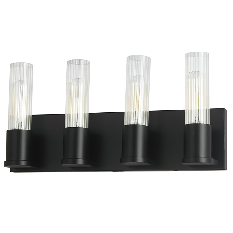 Leanan 4 - Light Dimmable Vanity Light, Matte Black