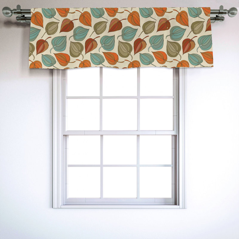 Sateen Ruffled Window Valance