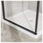 Cabine de douche à pivot pivotant noir mat 36 "x 72" avec base Goodyo - Ensemble de cabine de douche d'angle sans cadre moderne