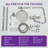 VIBRANTBATH  Urban Stream Brushed Nickel 7.8 Waterfall Dual Head Shower Faucet Bar System with 2-way Diverter ( Ceramic Disc Valve Included )-88864176