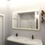 Miroir de salle de bain mural 40 x 32