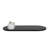 Elegant Mango Wood Tray with 2-Piece Marble Bowls and a Gold Finish Stainless Steel Spoon