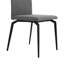 Ensemble de salle à manger 7 pièces Urbino Lyon avec chaises en tissu gris