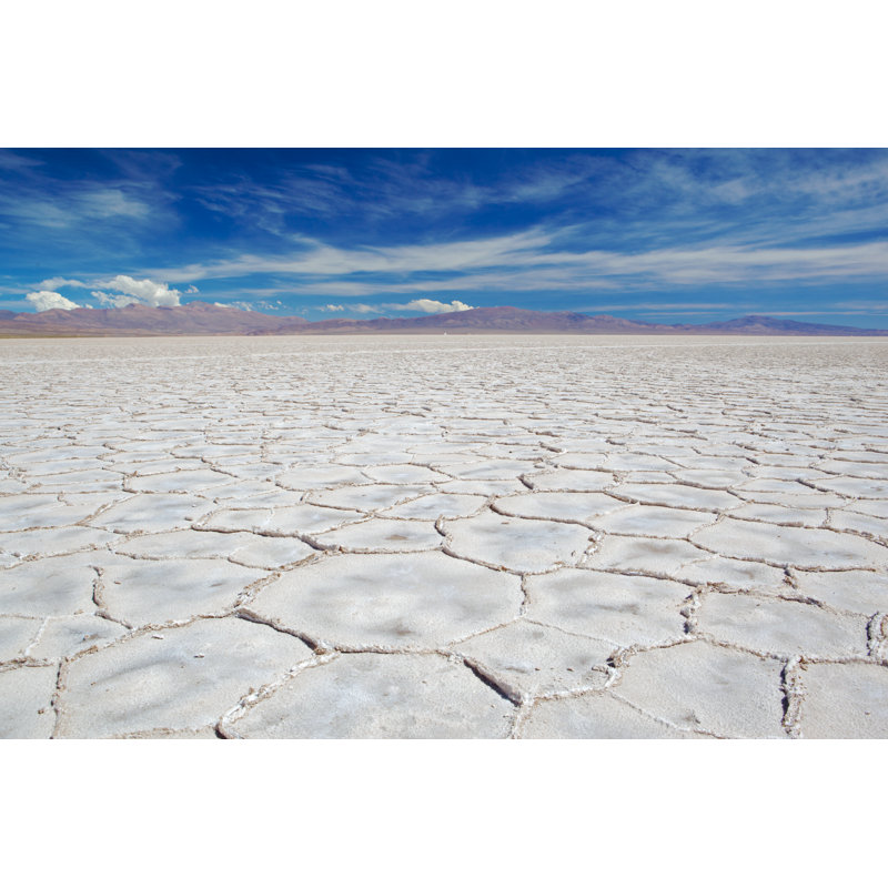 Salt Salts with Flat Surface, H 8 po x l 12 po x P 1,25 po