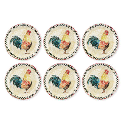 Country Rooster, 9" Plate S6
