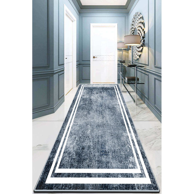 Antibacterial Hall Carpet, 100% Polyester, 31.5 x 59.1 inches | 10 mm Pile Height, Non-Slip Underside, Washable by Machine | Durable, Easy to Clean, Perfect for High Traffic Areas & Home Decor