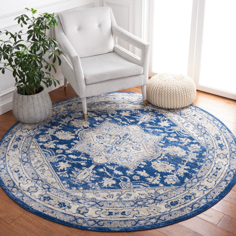 Brentwood Performance Oriental Rug, Round 6'7"