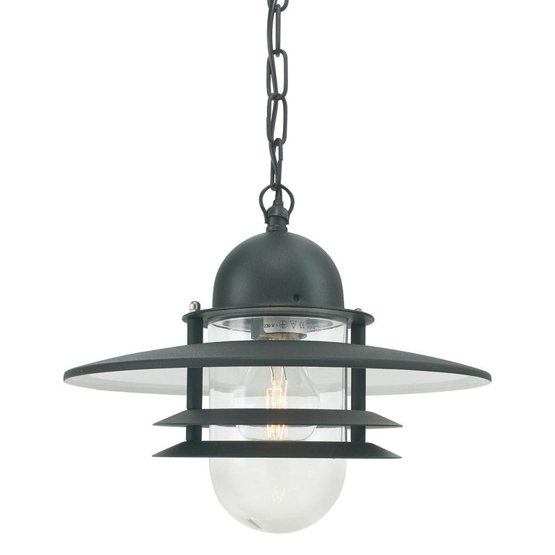 Hydesdale Outdoor Hanging Lantern, Black