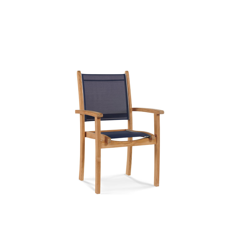 Pearl 5 Piece Sunbrella Dining Set, Blue