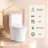 One-Piece Toilet with ADA Chair Height, High-Efficiency MAP 1000g Flush, and Dual Flush 0.8/1.28 GPF, Modern Toilet Bowl for 12" Rough-In