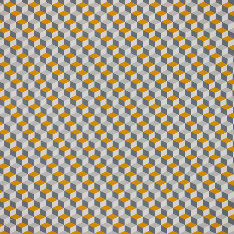 Escher 100% Cotton Fabric, Dijon