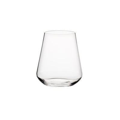 Handmade Fine Crystal Stemless Wine Glass Set