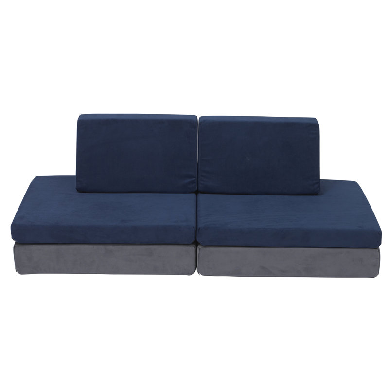 Whatsit Kids Soft Seating, Gray/Navy