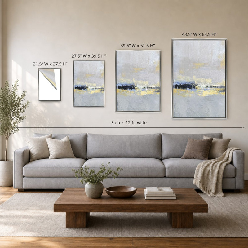 «After the Storm - Calm» par Paul Duncan - Impression sur toile, 64" H x 44" W, Silver
