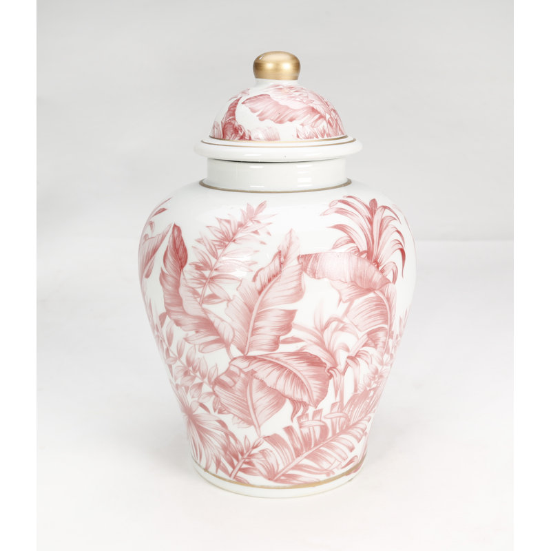 Kevern Porcelain Ginger Jar, Pink