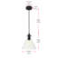 Luminaire suspendu conique à 1 lumière Inola-1373297208
