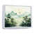 White Floater Framed