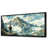Toile avec cadre flottant noir
