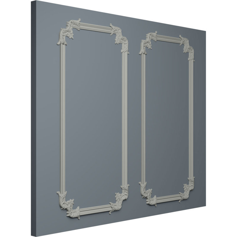Ensemble de moulures Oxford, L 31 po x H 62 po, Double