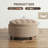 25'' Oversized Upholstered Round Storage Ottoman-696017967