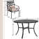 Round 4 - Person 47'' Long Dining Set With Cushions