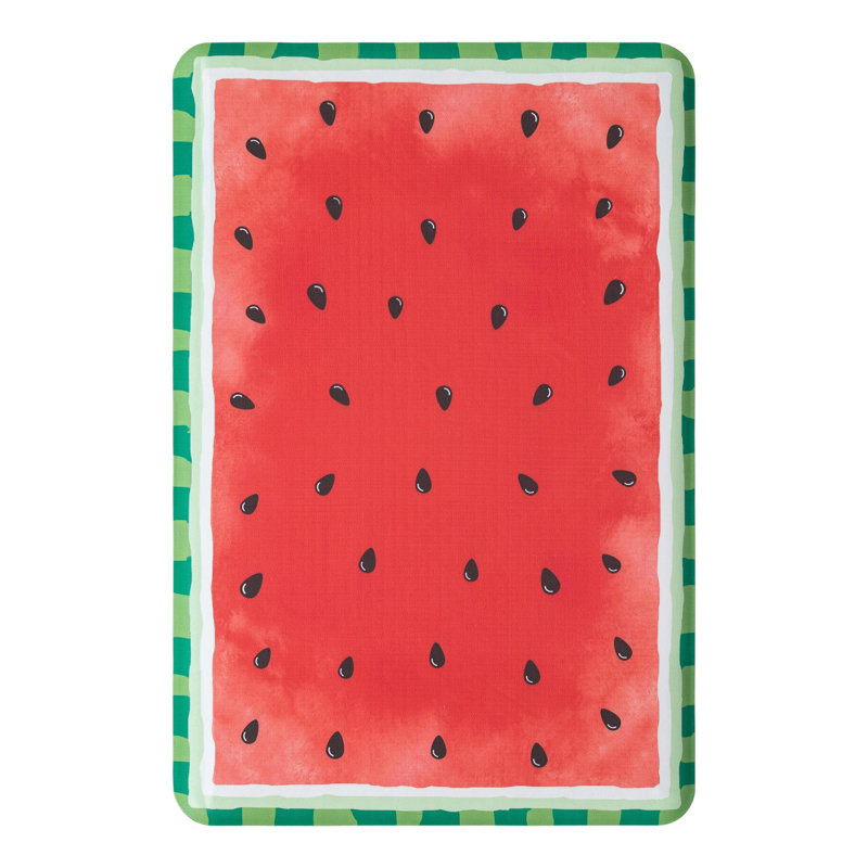 Jarad Modern Water Resistant Anti-Fatigue Non-Skid Kitchen Mat, Rectangle 2' x 3'