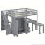 Bureau et garde-robe - Lit mezzanine multifonctionnel peu encombrant-108933549-108933547