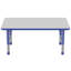 Rectangle T-Mould Adjustable Height Activity Table-99018376-99069332-99069338