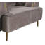 Fauteuil en velours gris AED-D832-58059307