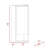 Rectangle Medicine Cabinet With Mirror-417930590