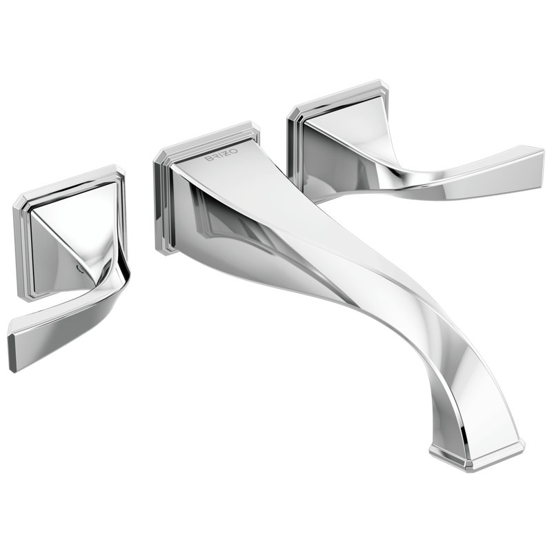 Virage® Two-Handle Wall Mount Tub Filler, Chrome