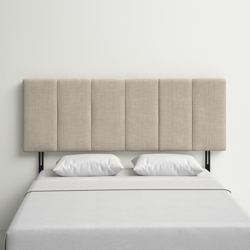 Barajas Upholstered Headboard, King, Beige