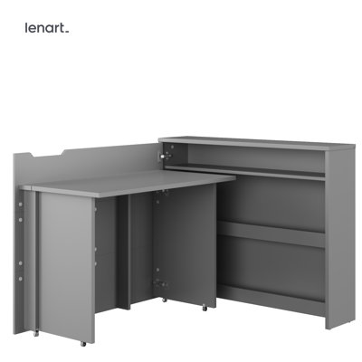 WORK CONCEPT 115Cm W L-Shape Executive Desk