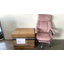 Fauteuil de bureau pivotant en velours