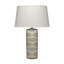 Orbital Ceramic Table Lamp with Linen Shade
