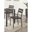 Table de salle à manger de style industriel 5 pièces-866015026