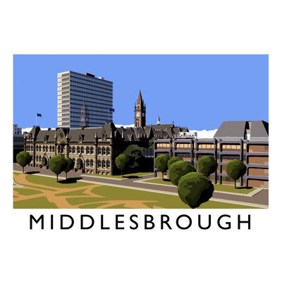 Middlesbrough by Richard O'Neil - Print