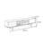 Open Storage TV Console w/ Pull-Out Drawers