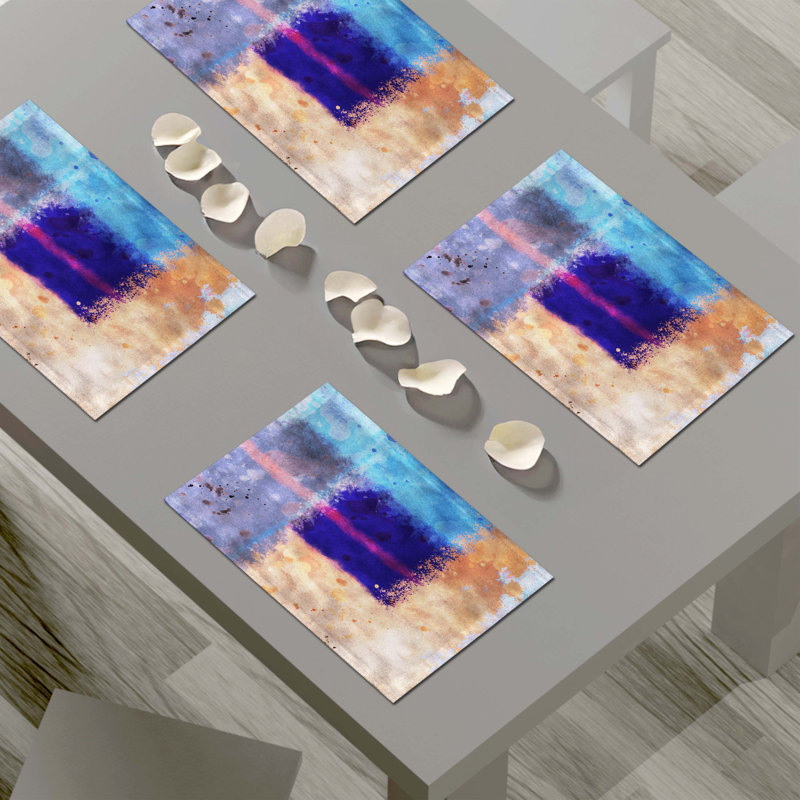 Napperon abstrait en polyester